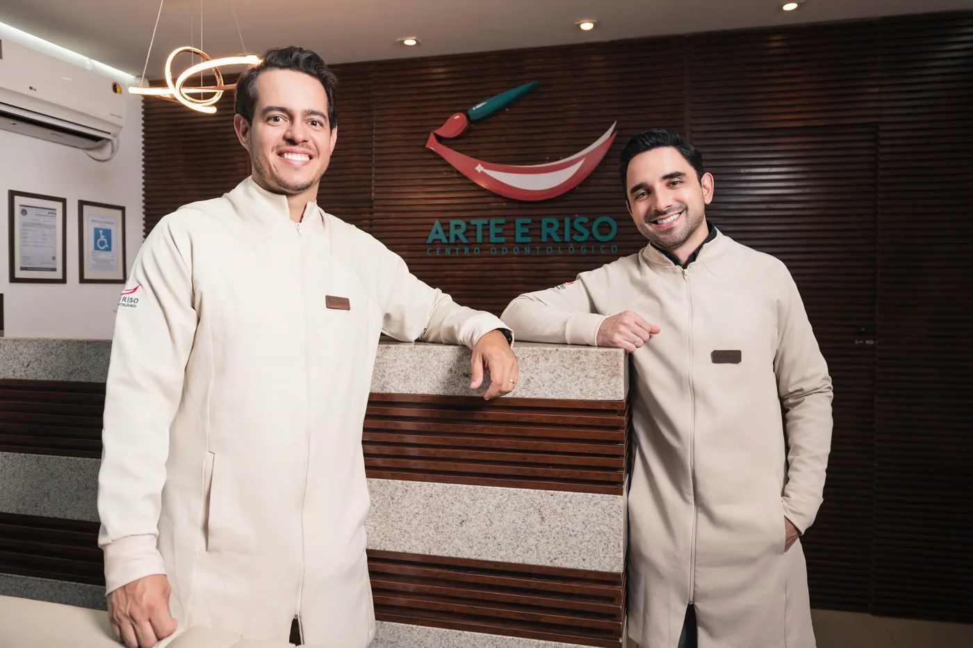 Dr. Roberto e Dr. Luiz, fundadores da Arte e Riso